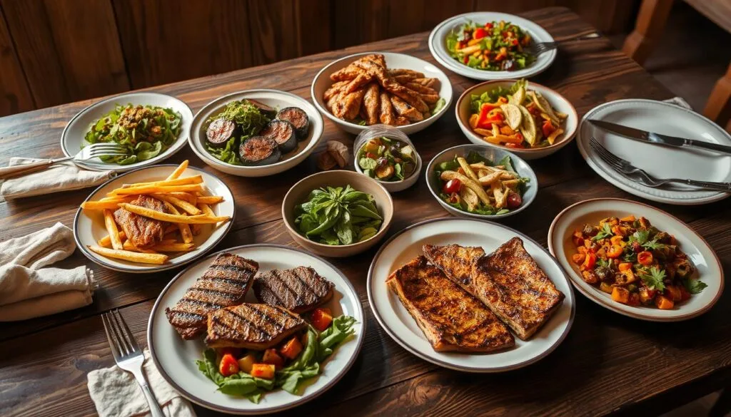 תפריט פשוט מזין