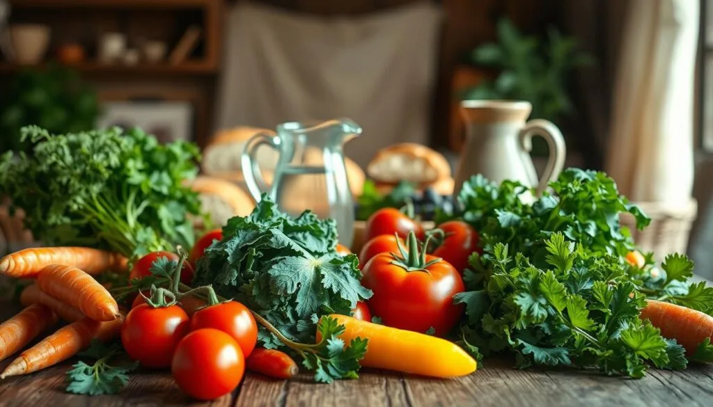 מזון טרי מזין